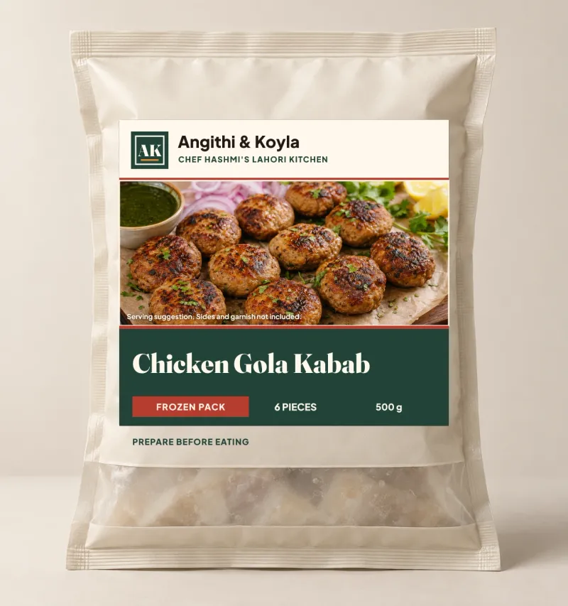 Chicken Gola Kabab frozen pack, Pack of 6 · 500 g